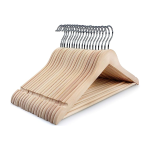TOPIA HANGER Natural Unfinished Wooden Hangers