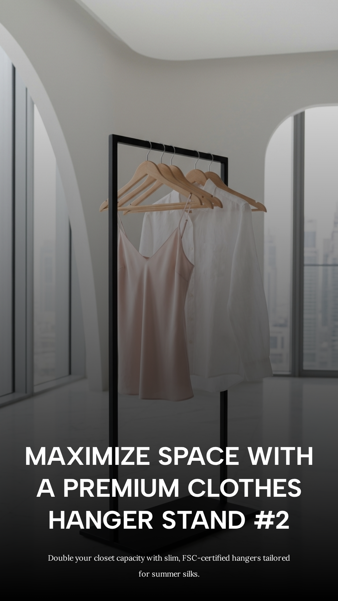 Maximize Space with a Premium Clothes Hanger Stand #2