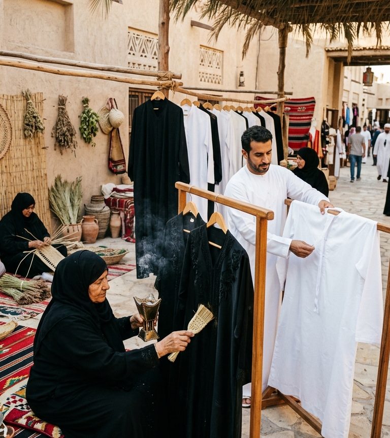 Traditional Tech Protecting Abayas and Kanduras from Fabric Fatigue