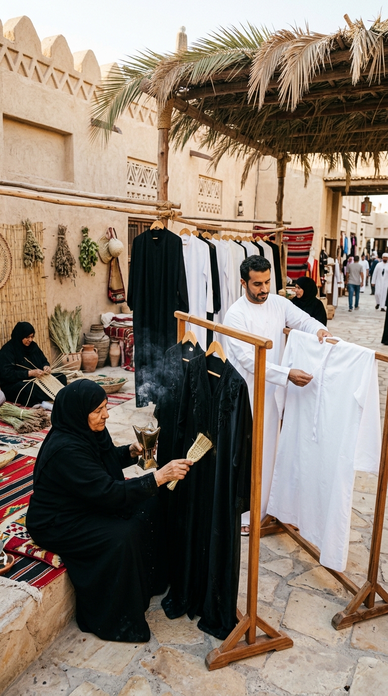 Traditional Tech Protecting Abayas and Kanduras from Fabric Fatigue